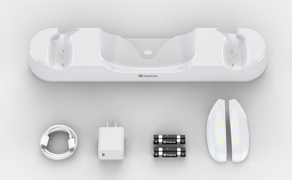 Smatree зареждане на док,слушалки,Oculus Quest2/Meta Quest2,контролер