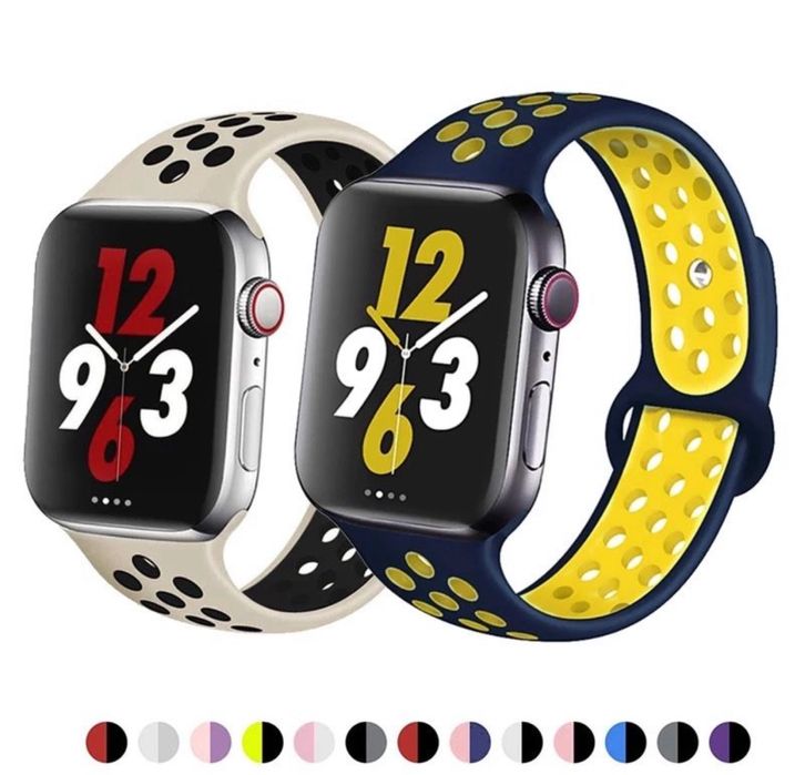 Curea Folies Husar TPU Perforat Cu 1 Pin Compatibila Ceas Apple Watch