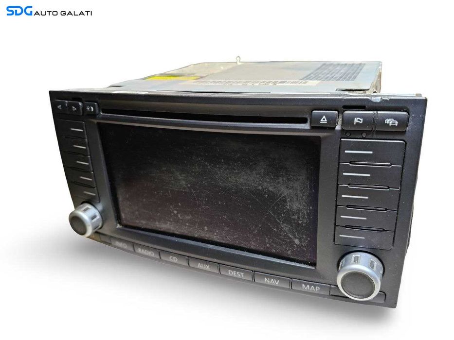 Unitate Radio CD Player Navi Navigatie Map Volkswagen Touareg 7L 2002 - 2010 Cod 7L6035191R [LS0660]