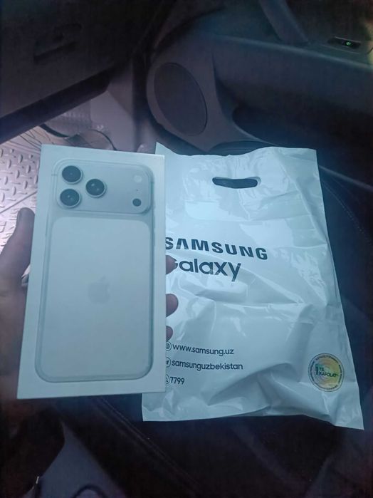 Iphone 17 pro max sotiladi yangi pachka ochilmagan imidan utgan