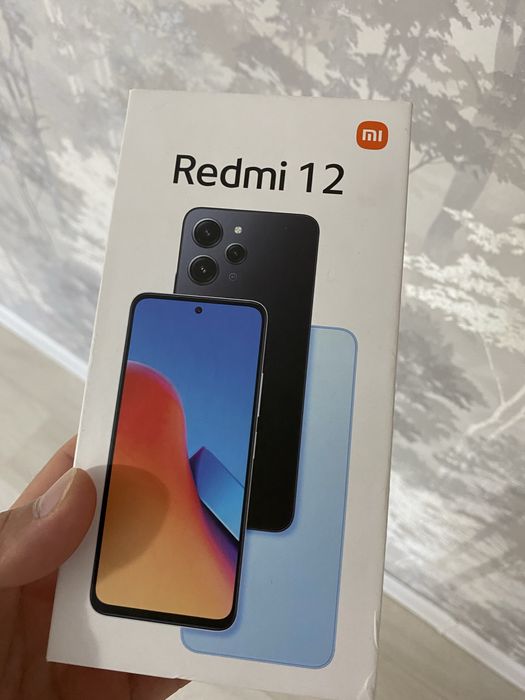 Редми 12 в чёрном цвете