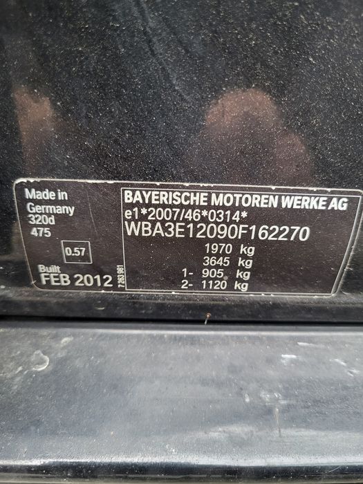 Bara fata m pachet bmw f30,f31