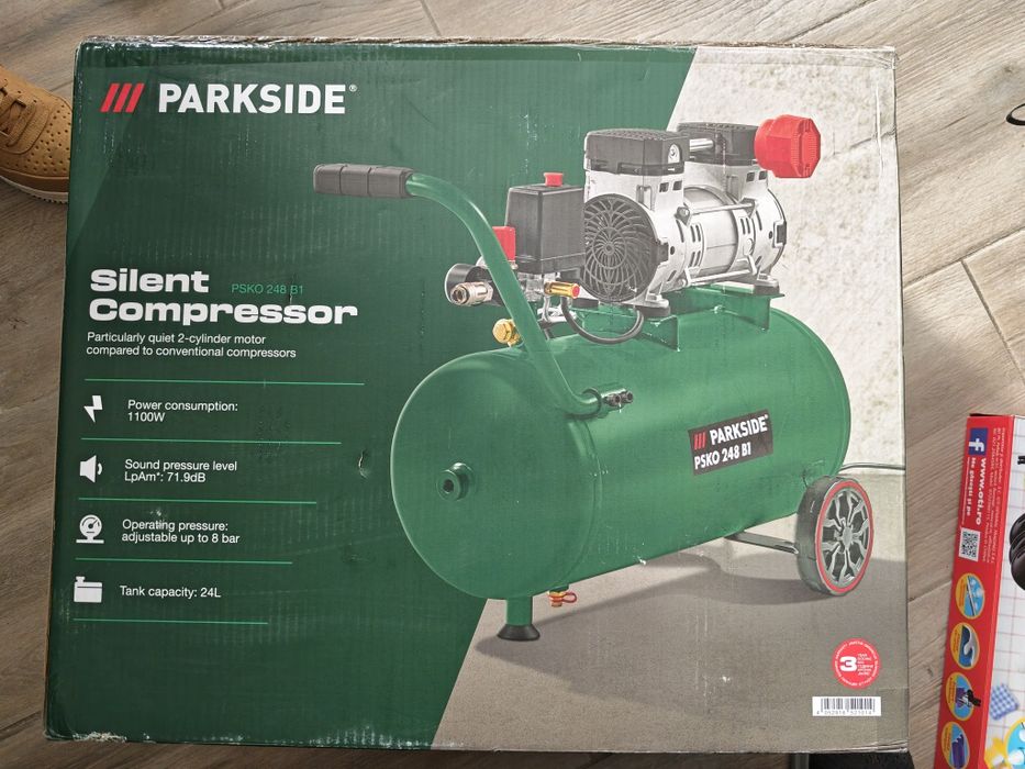 Compresor silențios PARKSIDE PSKO 248 B1