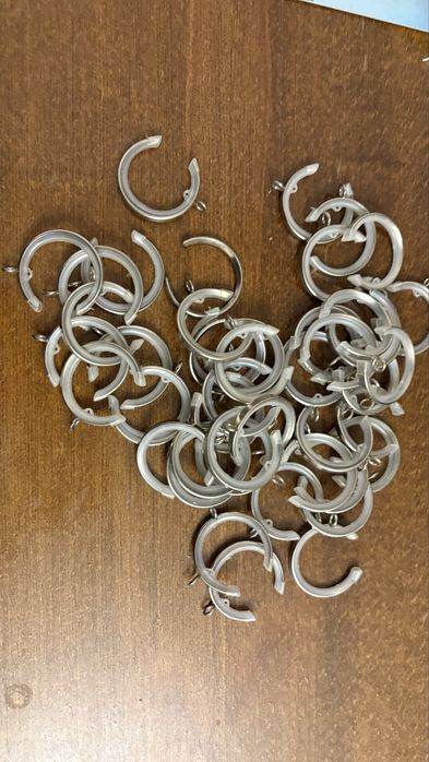 Метални халки за пердета/завеси