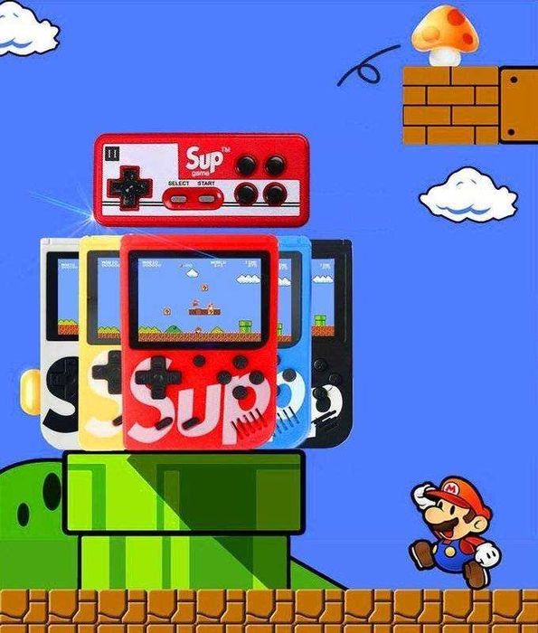 ТОП!! Конзола с 400 вградени игри + Джойстик, SUP GAME BOX