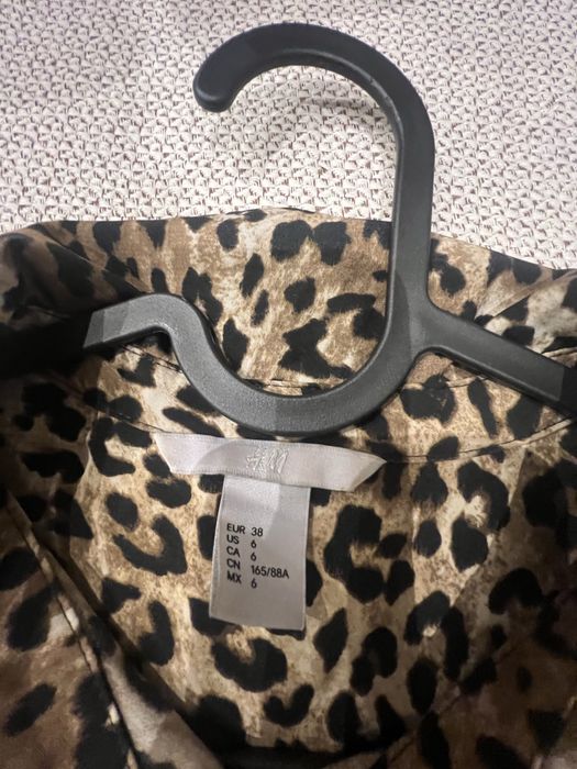 Camasa casual elegant versatila print leopard