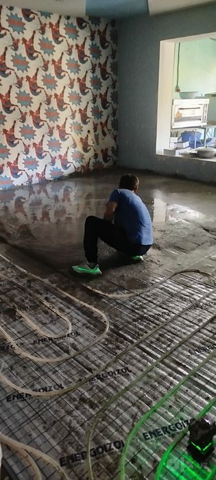 Заливка стяжка пола