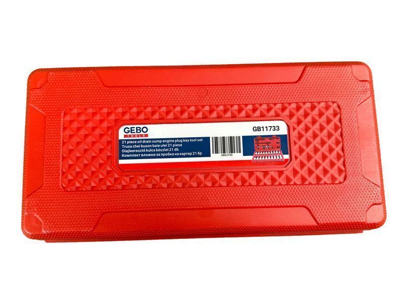 Комплект вложки за пробка на картер 21 бр. gebo tools