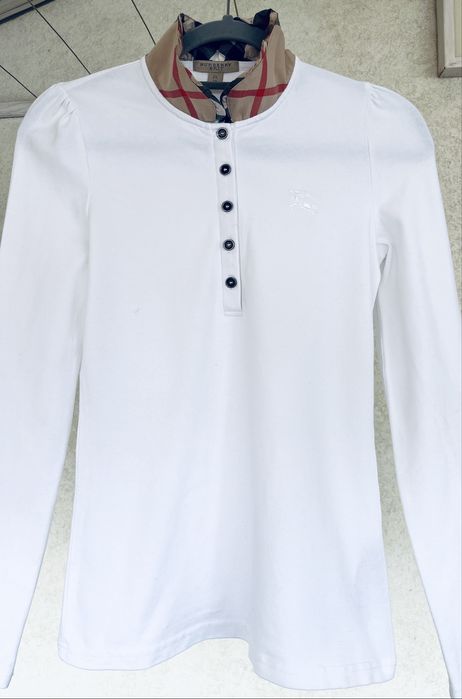 Модна къща Burberry Brit дизайнерска блуза каре яка