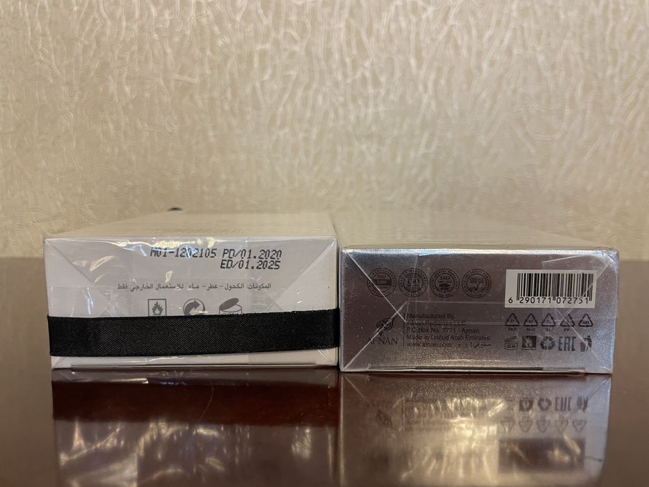 Духи Afnan Supremacy Silver и Eclat Man от Oriflame