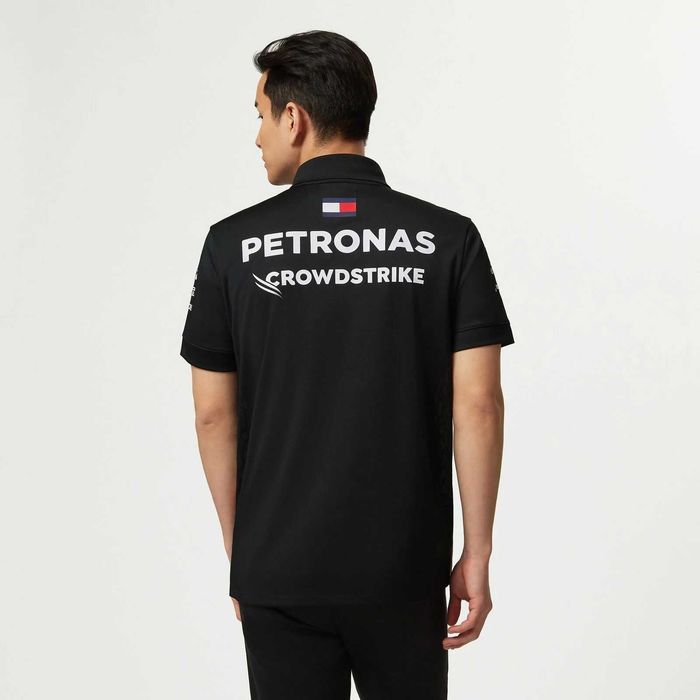 Mercedes AMG F1 Team Polo - Оригинална мъжка тениска с яка