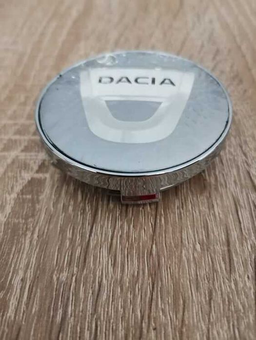 сребристи капачки за джанти за Dacia 60 мм