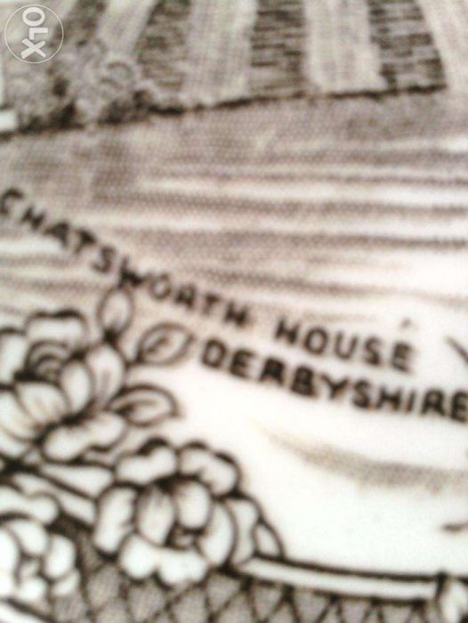 Farfurii decorative castele Anglia, platouri pt. camping