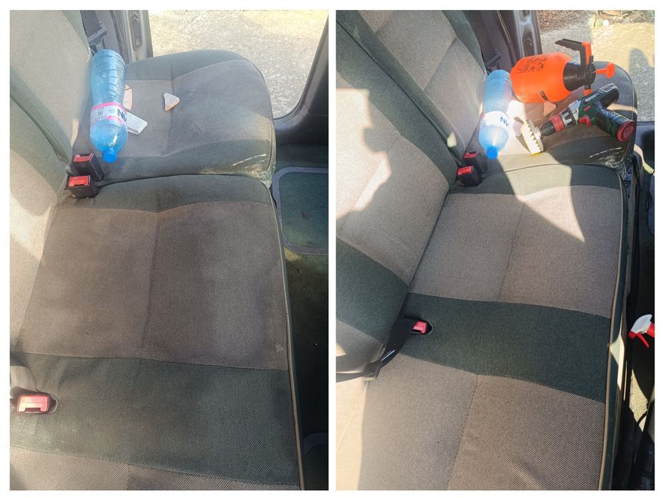 Професионално почистане на автомобили и мека мебел