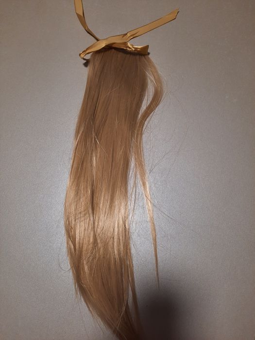 Extensii de păr - tip coada blond