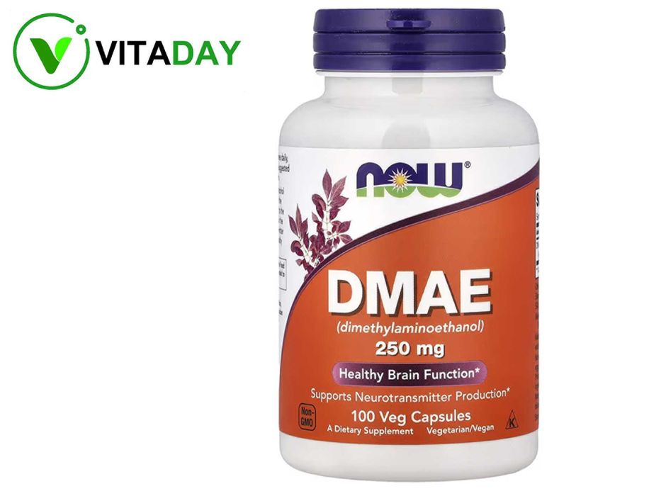 NOW Foods DMAE ДМАЭ 250 мг 100 капсул