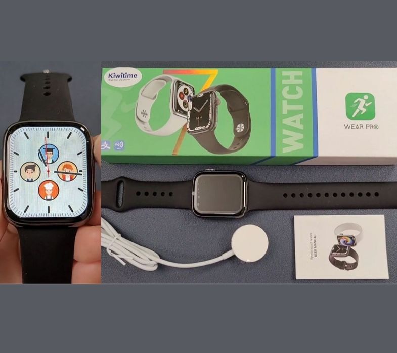 Smart IWatch 7 DT 7
- SMS, Qongiroq, Mp3, Yurak urushi, sport rejimlar