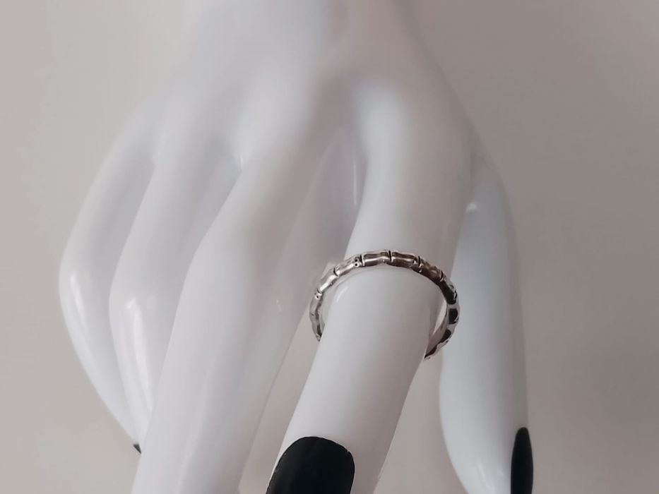 Inel din argint de 925, model de tip Bones & Stones, STORY