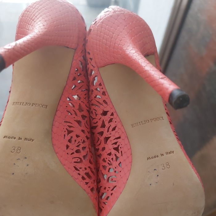Pantofi de piele Emilio Pucci