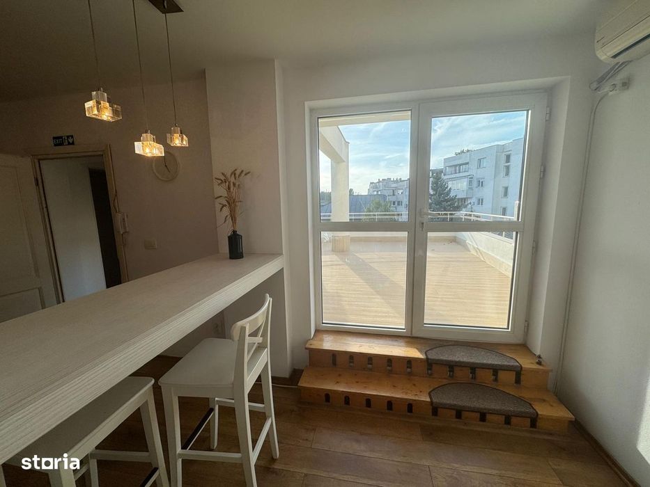 Inchiriere apartament vila terasa generoasa 30mp imobil 2002 Cotroceni