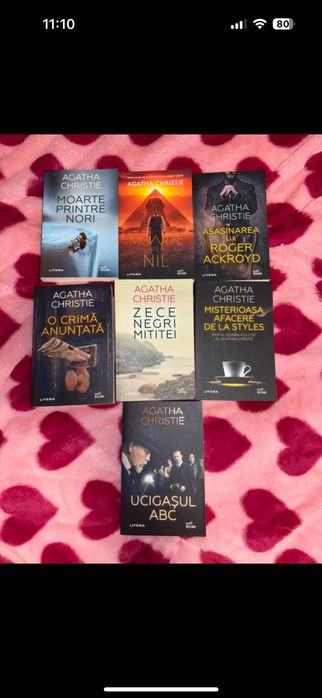 Cărți de crimă și mister Aghata Christie