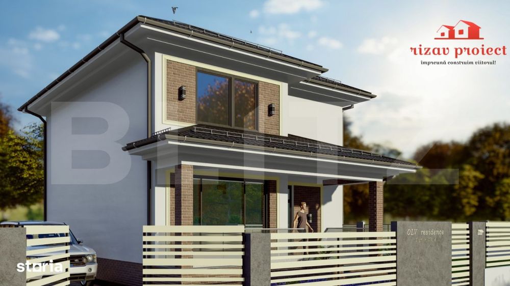 Casa cu 3 dormitoare, teren 500 mp, ideala pentru familie