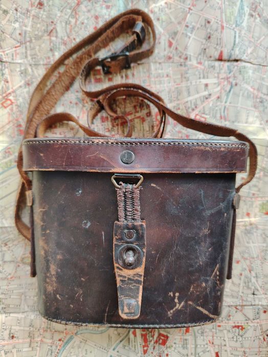 Binoclu istoric SILVAMAR, CARL ZEISS / Jena, 1920, etui, complet!