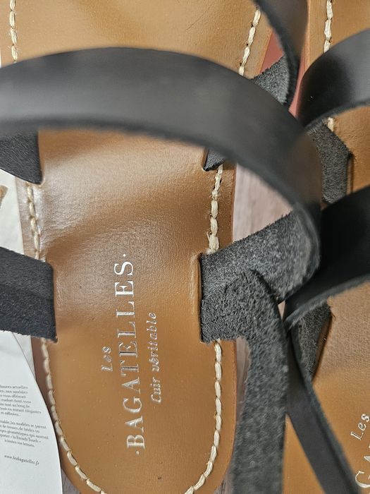Les bagatelles сандали естествена кожа