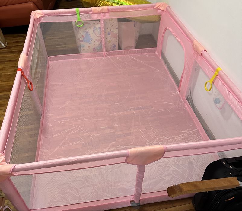 Tarc de joaca roz 200*150