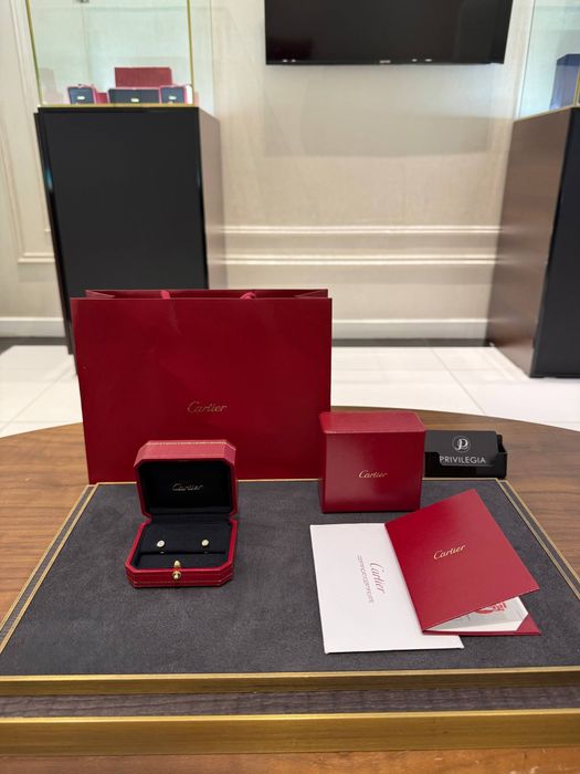 NEW Серьги Cartier d'Amour earrings medium model