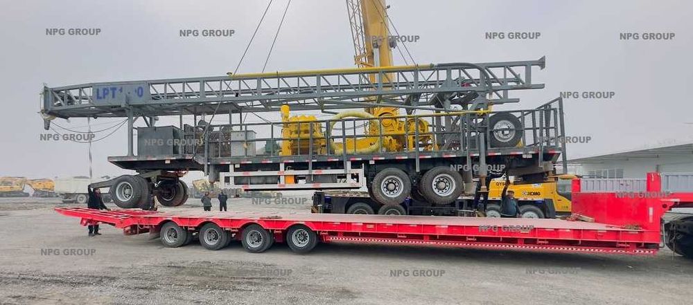 Роторная буровая машина 1000 метровый , дизельный, на прицепе