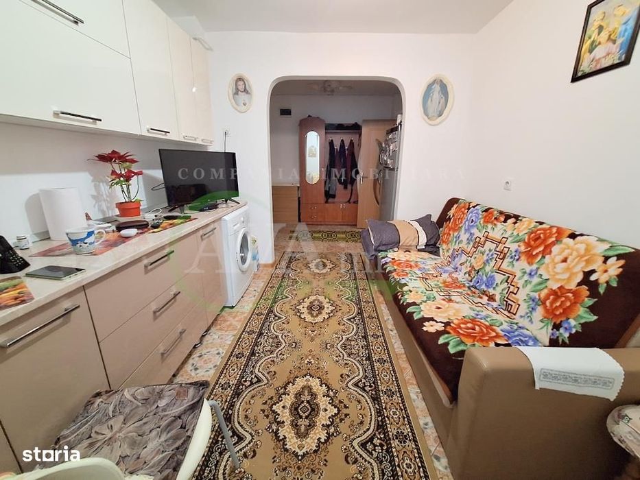 Apartament 2 camere+balcon de 8.5 mp, Mobilat, zona Nord