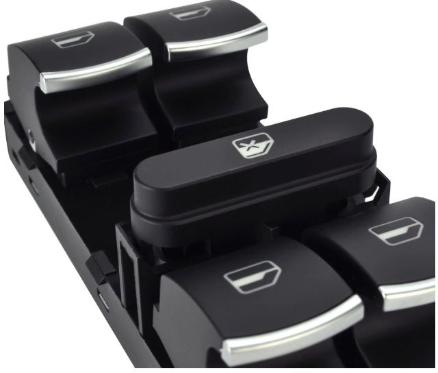 Бутони Панел Копче Хром Ел.Стъкла Голф 5 Пасат Golf 5 VW Passat Seat