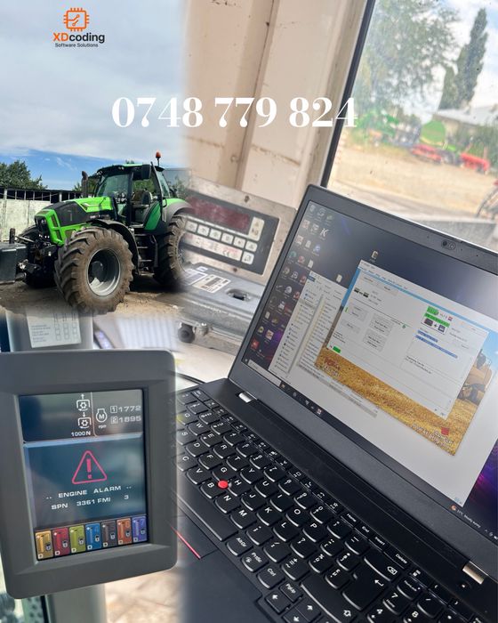 Resoftare DPF, AdBlue, Diagnoză Tractoare,Combine, Utilaje & Camioane,Case Caterpillar Kubota  New holland John Deere Fendt Volvo Claas Deutz Same Man