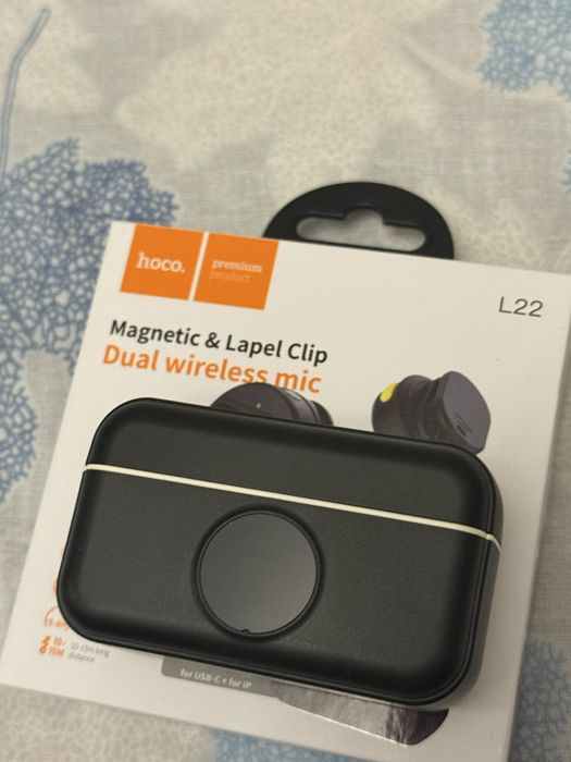 Микрофон hoco , 2 пятлички Bluetooth