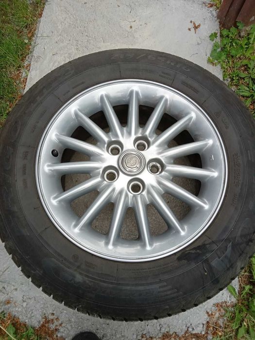 4 Genti inox cu anvelope de iarna