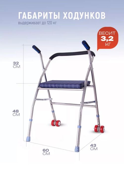 Продам взрослые ходунки