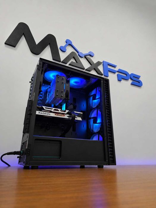 Гаранция! Геймърски компютър! 6600XT, Intel i5-12400F, 16GB RAM