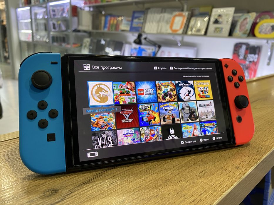 nintendo switch OLED 256GB + 27 топ игр