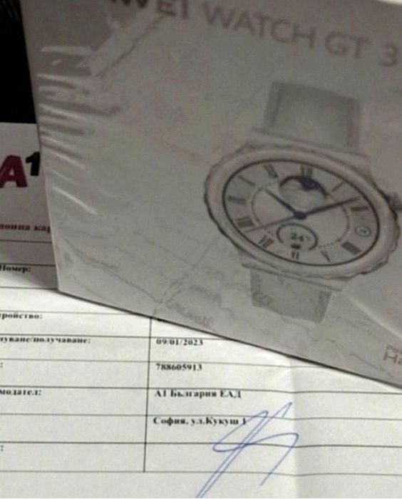 41mm Huawei watch GT 3 Pro | GT3 Гаранция A1 2025 Ceramic White | Бял