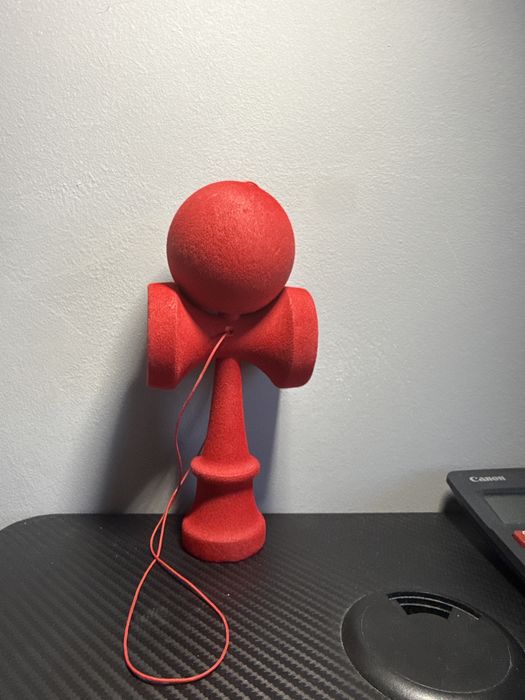 Fuzzy red turbo shape