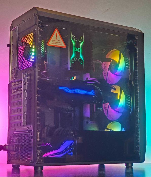 Ryzen 5-7500F/RTX 5060Ti/RAM 32GB/SSD 1TB/Чисто Нов-Гаранция!