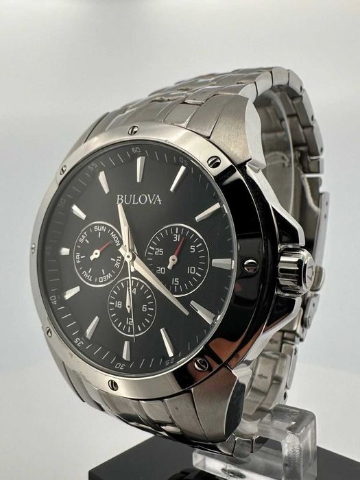 Bulova 96C107 41 mm Silver Tone Stainless Steel