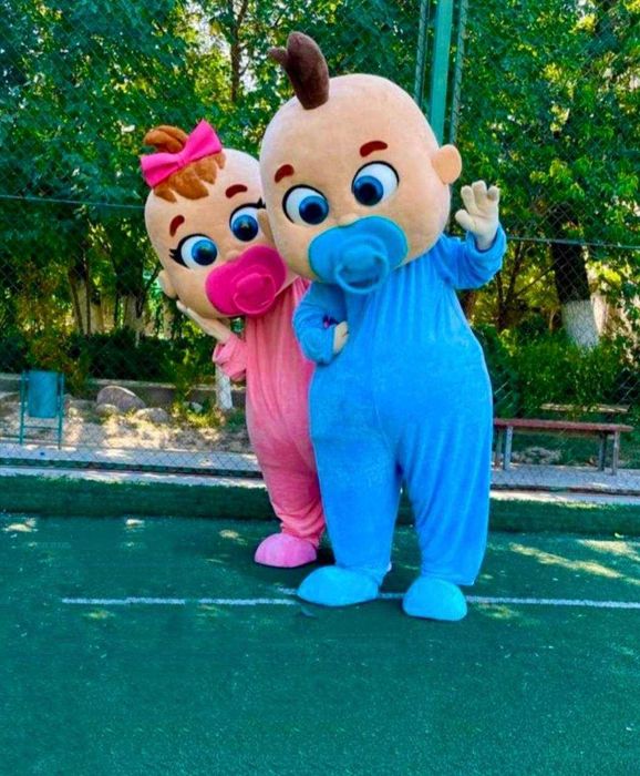 Айиқлар, Микки-Маус ва чақалоқларнинг макет кийимлари