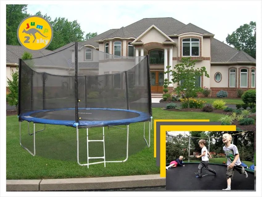 Каркасные батут 427 см