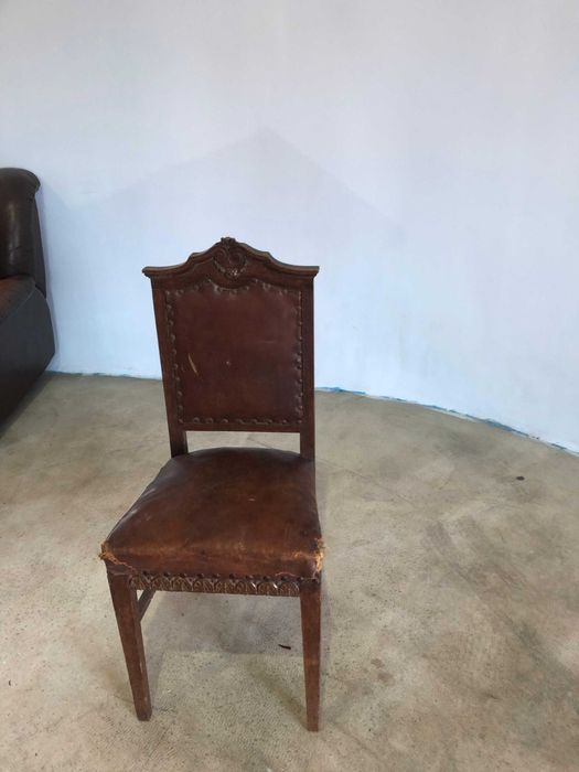 Mobila vintage din funir de stejar