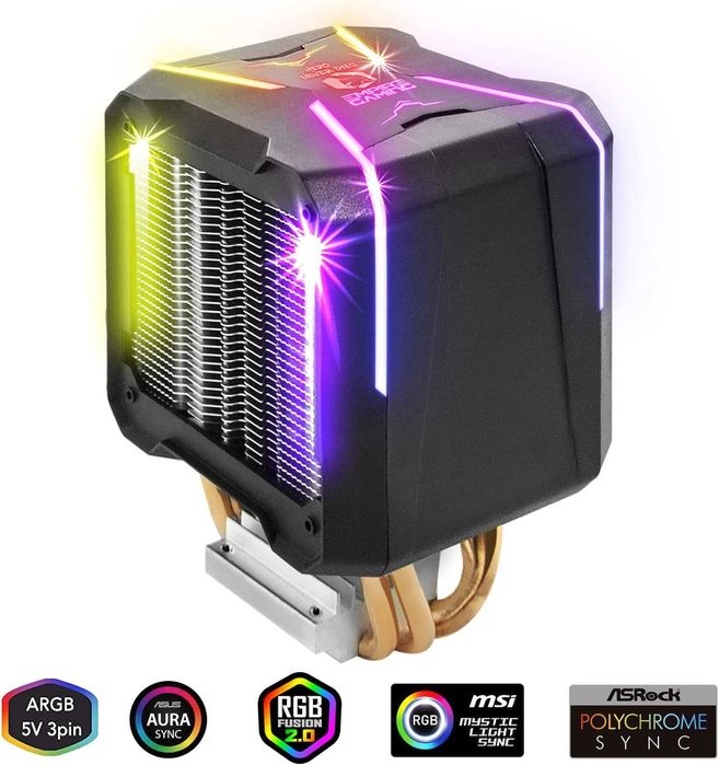 Cooler CPU EMPIRE GAMING Guardian V201 PC ARGB SYNC,AMD Intel,4 pipes