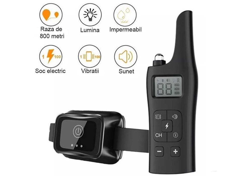 Zgarda Еlectric Аntilatrat Caini impermeabila Dresaj Caini Vibratie