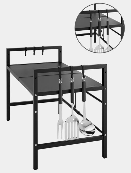 Металлическая раздвижная полка для микровалновки