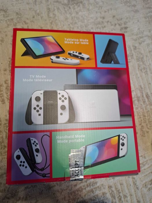 Consola NINTENDO SwitchOLED White + Everybody 1-2-S